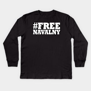 FREE NAVALNY Kids Long Sleeve T-Shirt